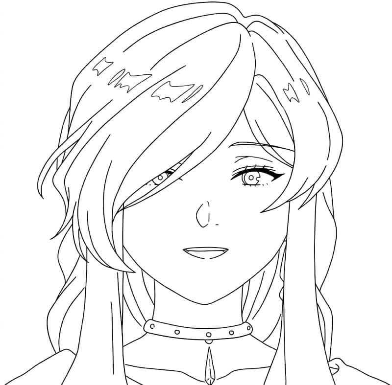 Coloriage Jolie Flamme