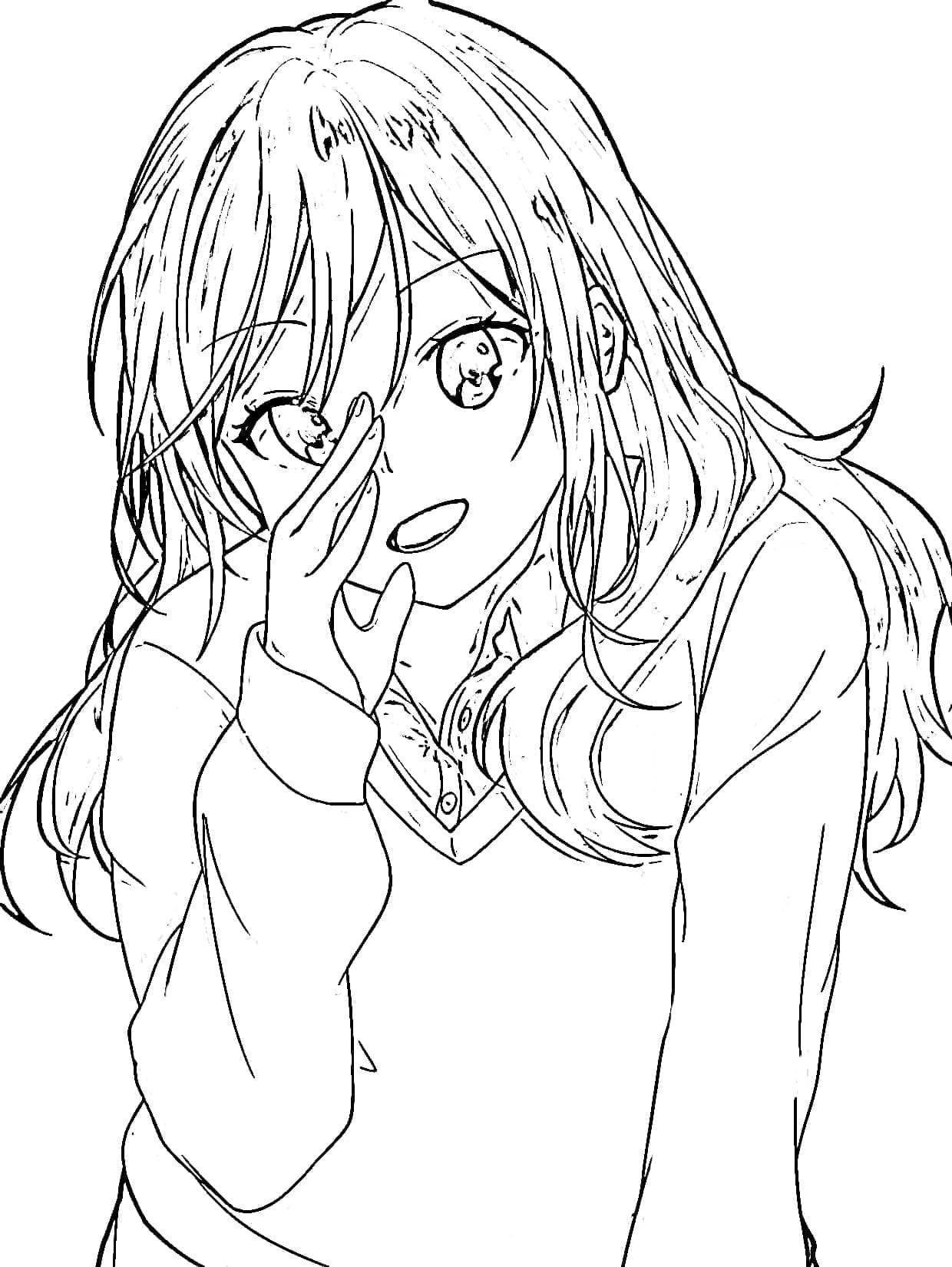 Coloriage Kyouko Hori dans Anime Horimiya