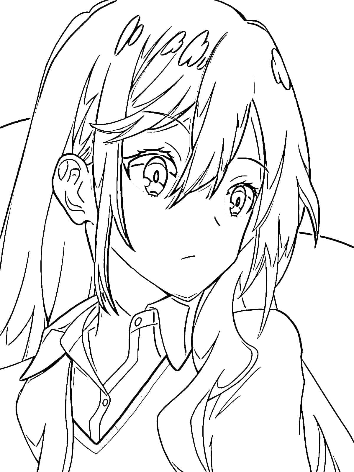 Coloriage Kyouko Hori dans Horimiya