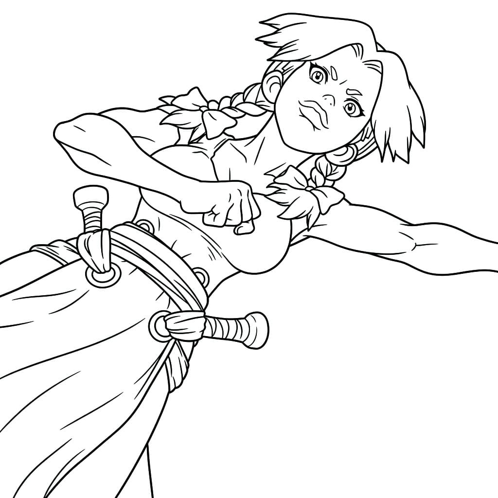 Coloriage Prêt Nikki Hanada
