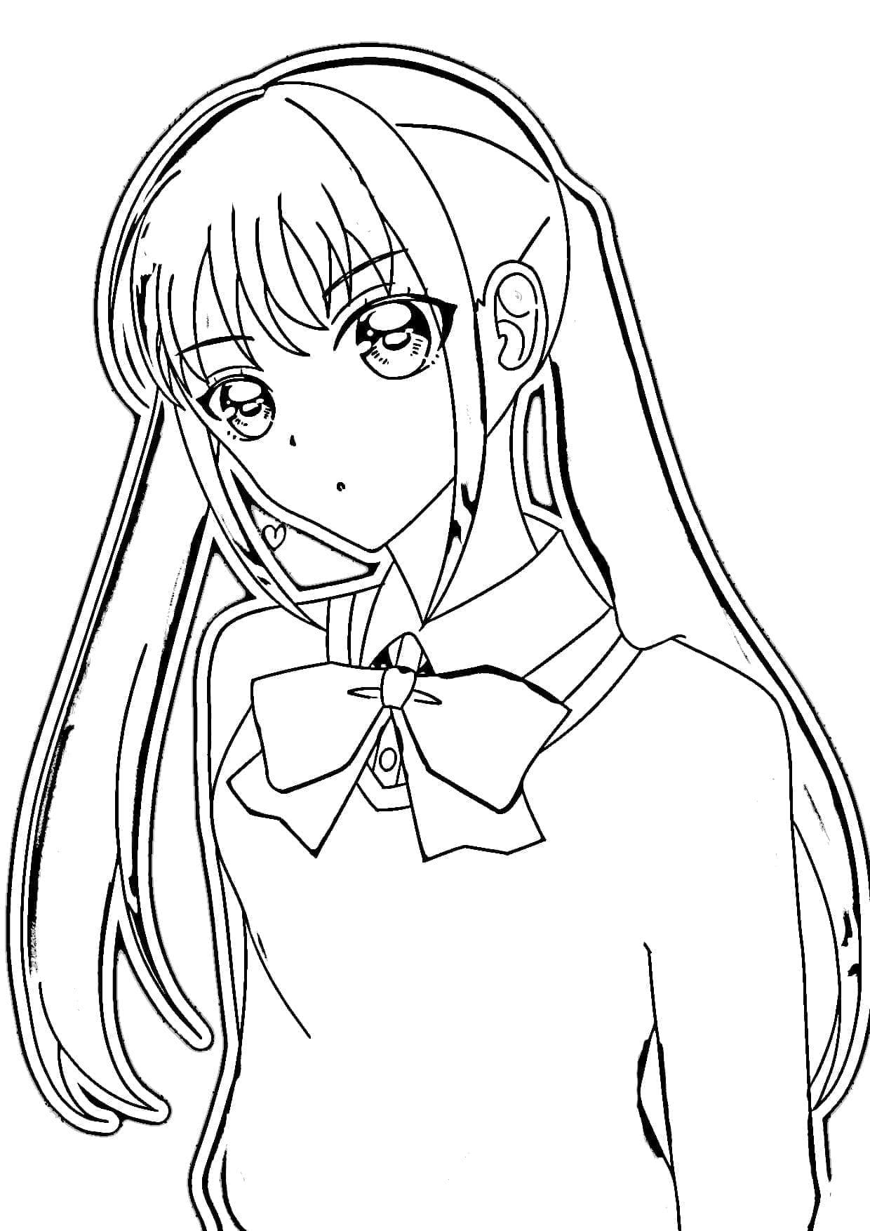 Coloriage Remi Ayasaki dans Anime Horimiya