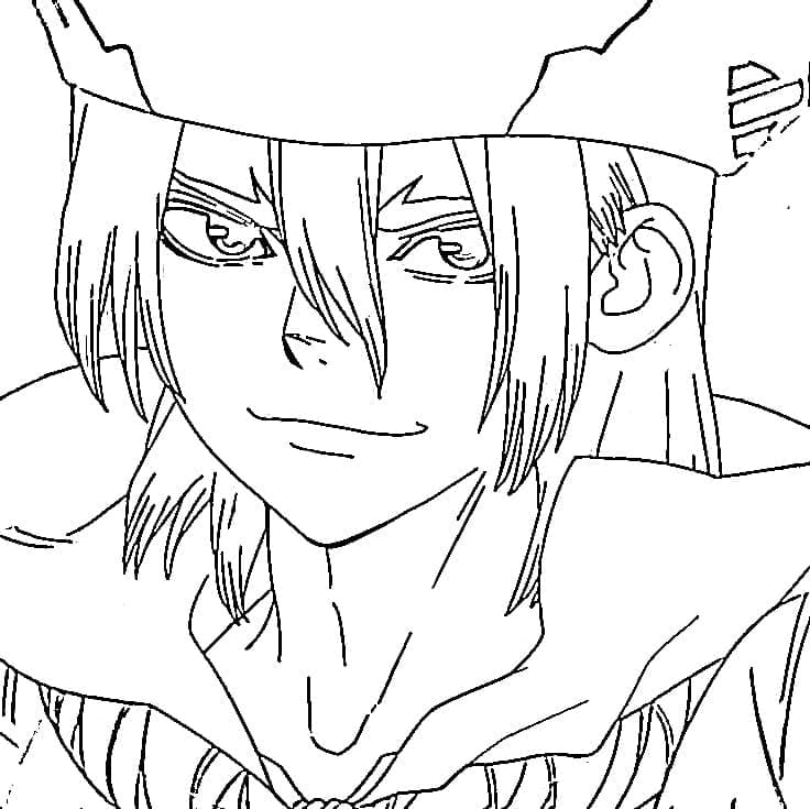 Coloriage Ryusui Nanami dans Anime Dr Stone