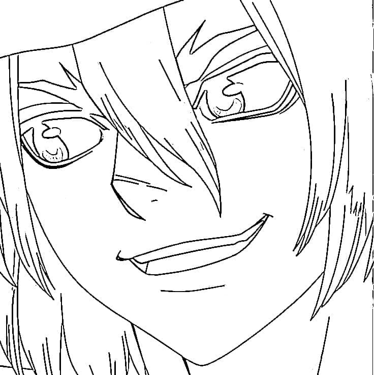 Coloriage Ryusui Nanami dans Dr Stone