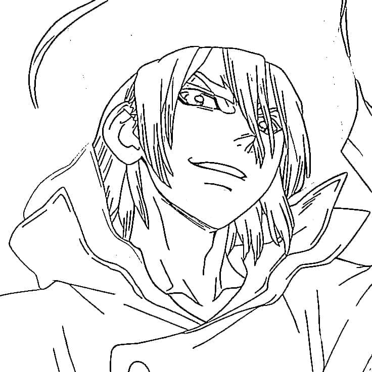 Coloriage Ryusui Nanami de Dr Stone