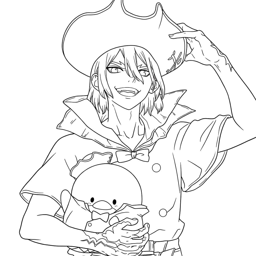 Coloriage Ryusui Nanami mignonne
