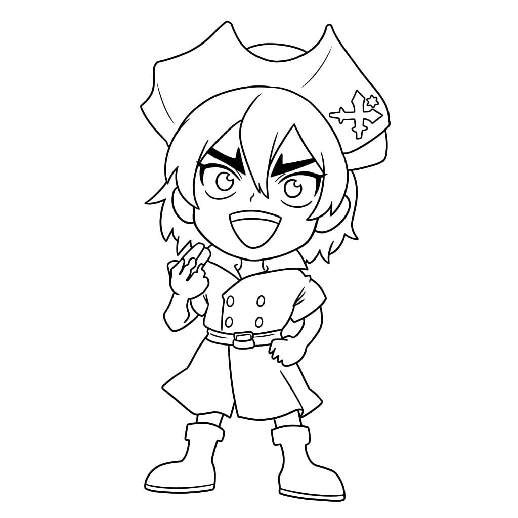 Coloriage Ryusui Nanami Petit Aventurier