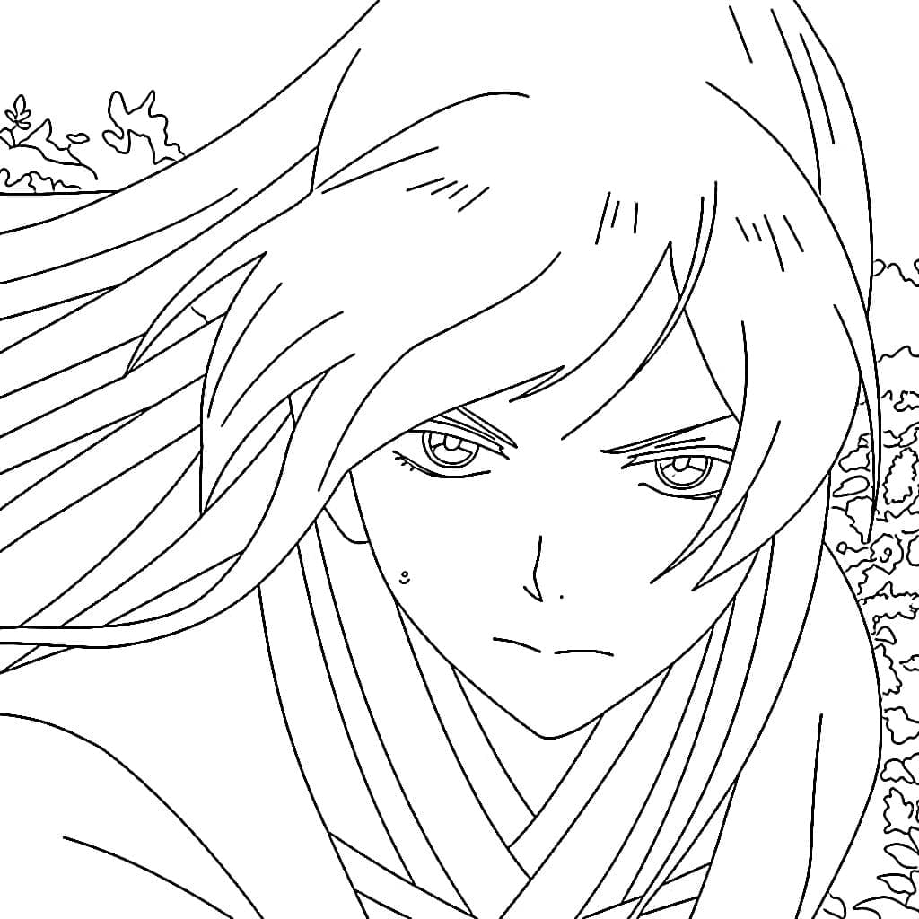Coloriage Sagiri dans Hell's Paradise