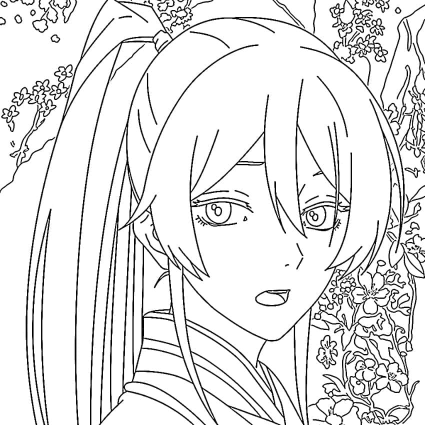 Coloriage Sagiri libre