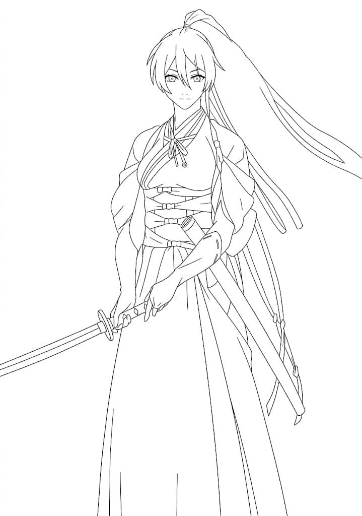 Coloriage Sagiri magnifique