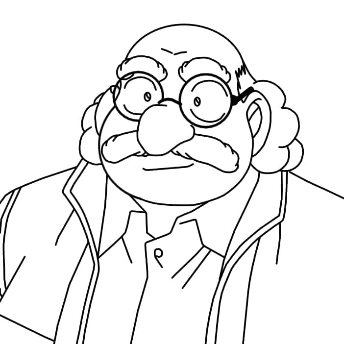 Coloriage Hiroshi Agasa