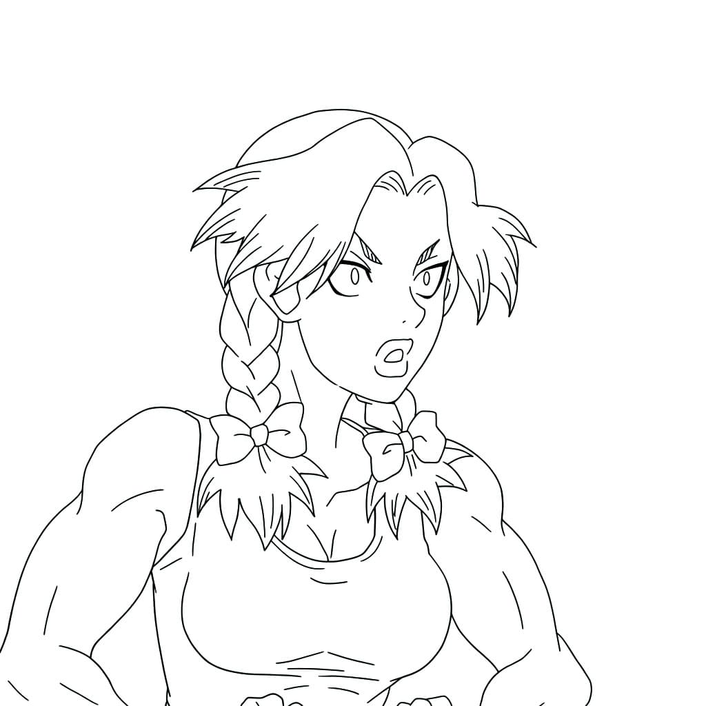 Coloriage Surprendre Nikki Hanada