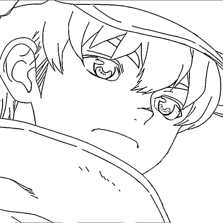 Coloriage Ukyo Saionji de Dr Stone