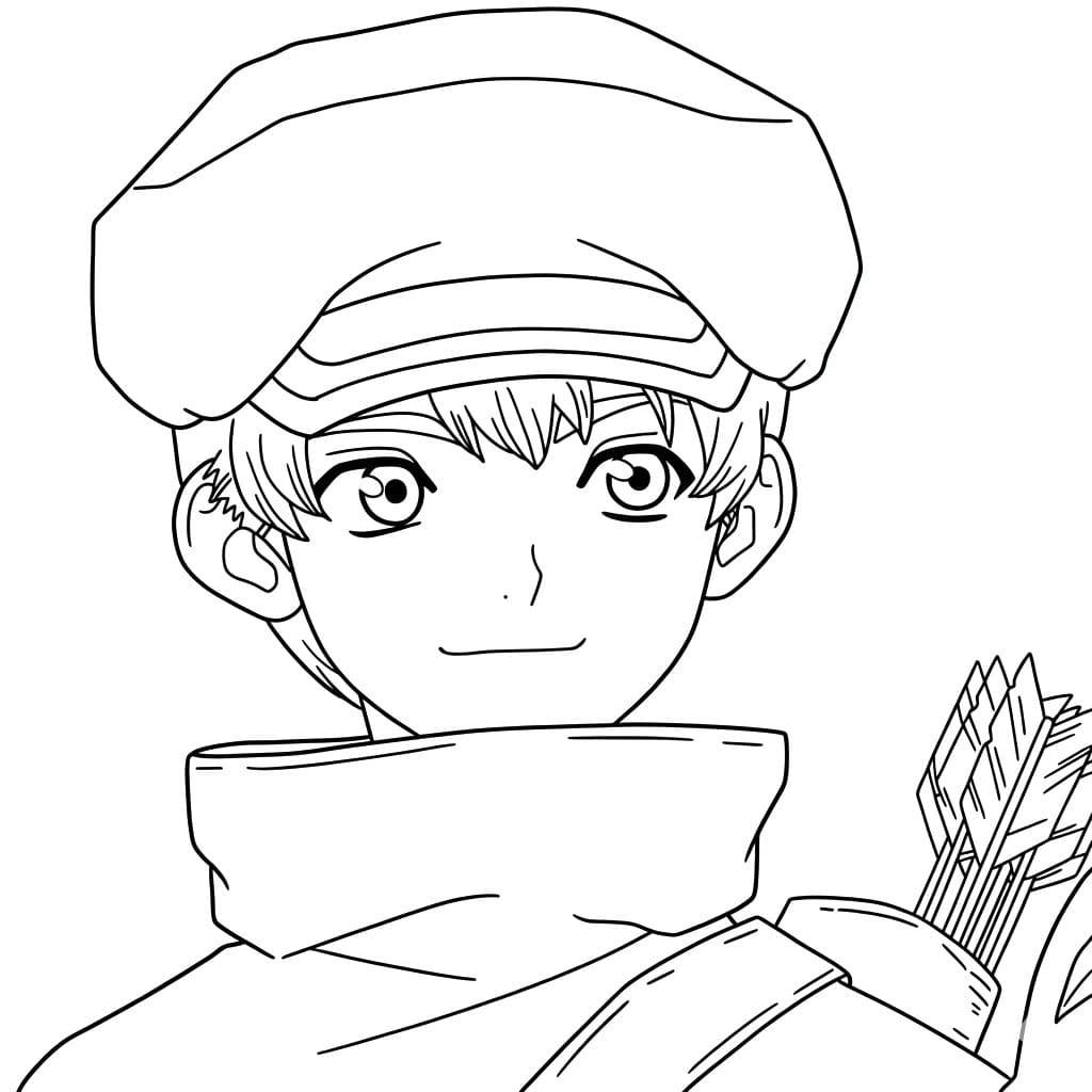 Coloriage Ukyo Saionji