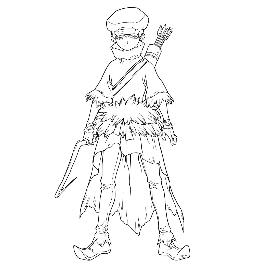 Coloriage Ukyo Saionji frais d'impression