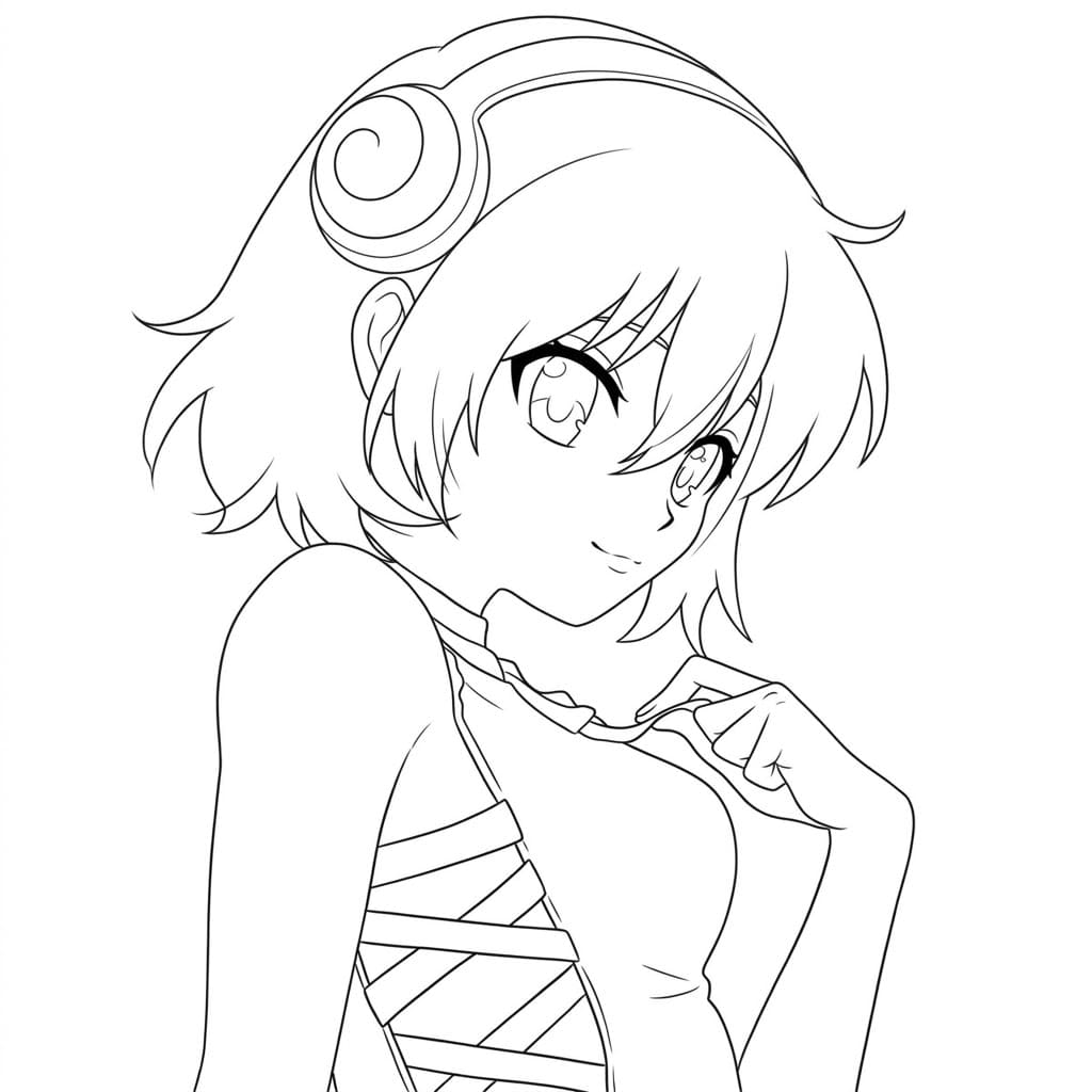 Coloriage Yuzuriha Ogawa