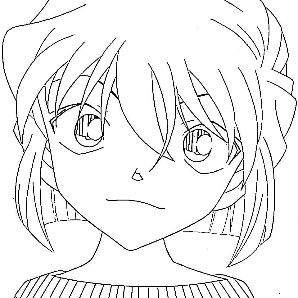 Coloriage Adorable Ai Haibara