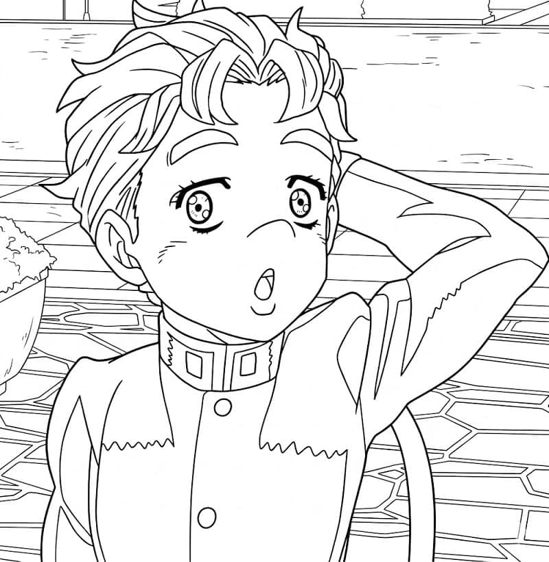 Coloriage Adorable Koichi Hirose