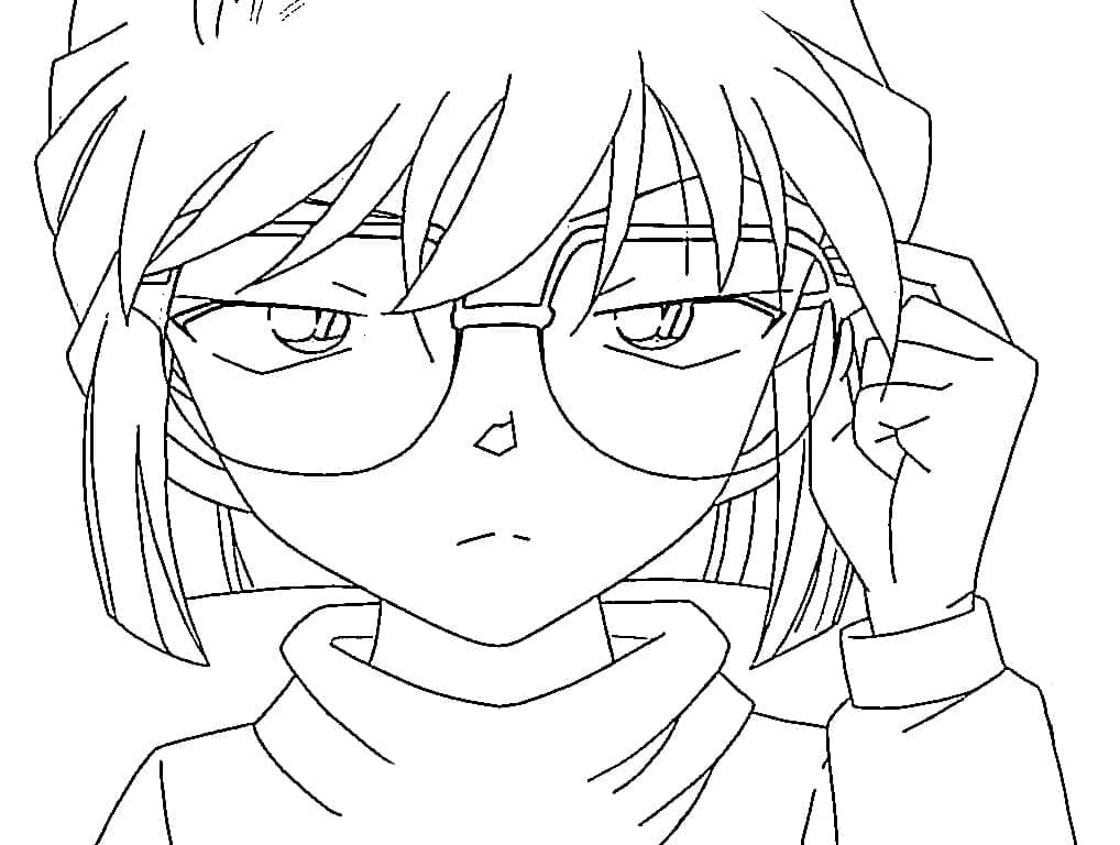Coloriage Amusant Ai Haibara