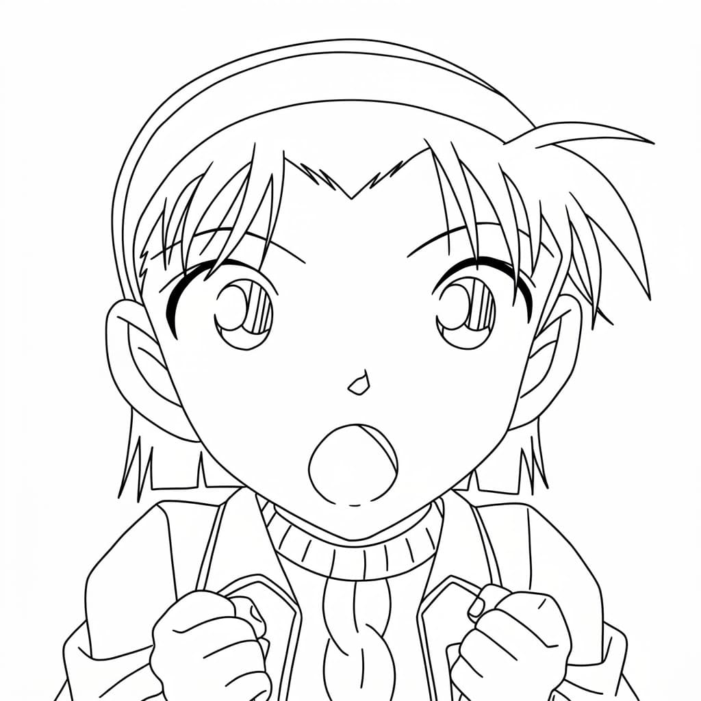 Coloriage Ayumi Yoshida dessiner