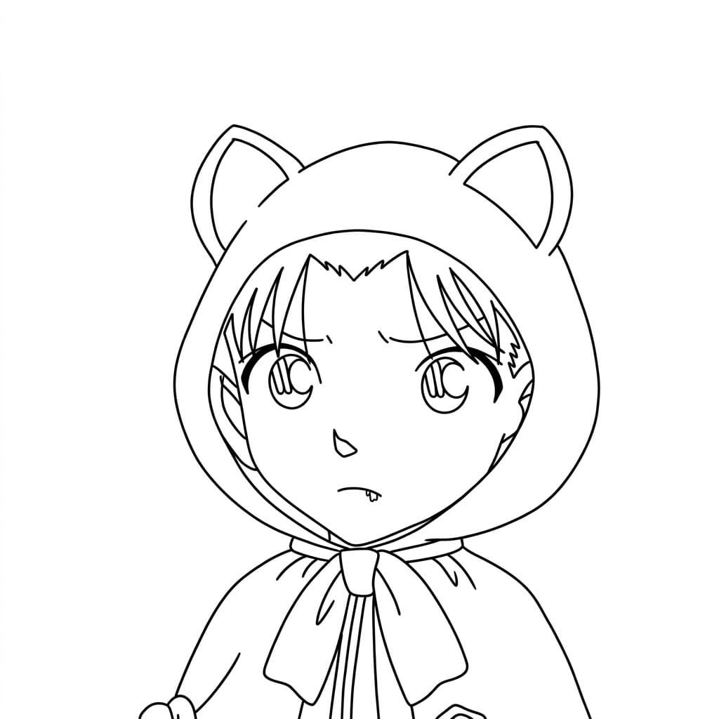 Coloriage Ayumi Yoshida Drôle