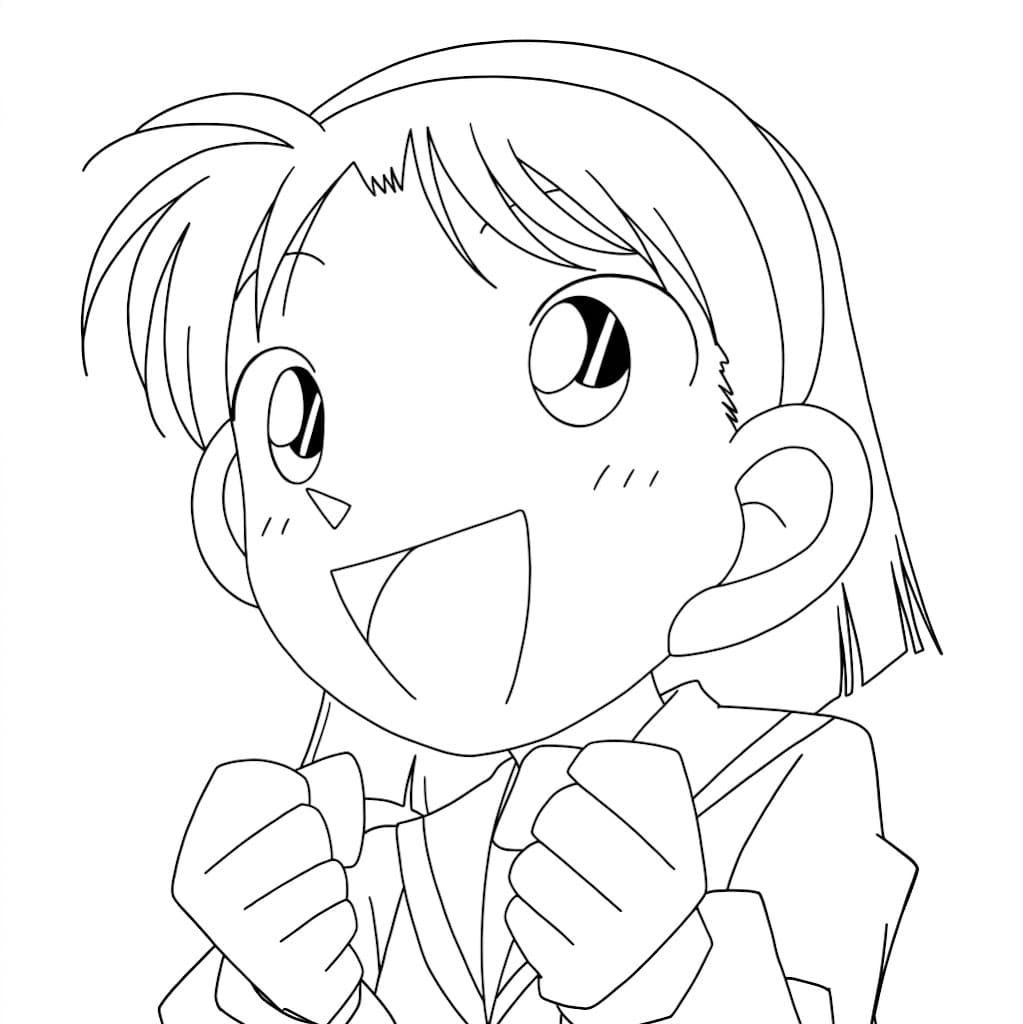 Coloriage Ayumi Yoshida