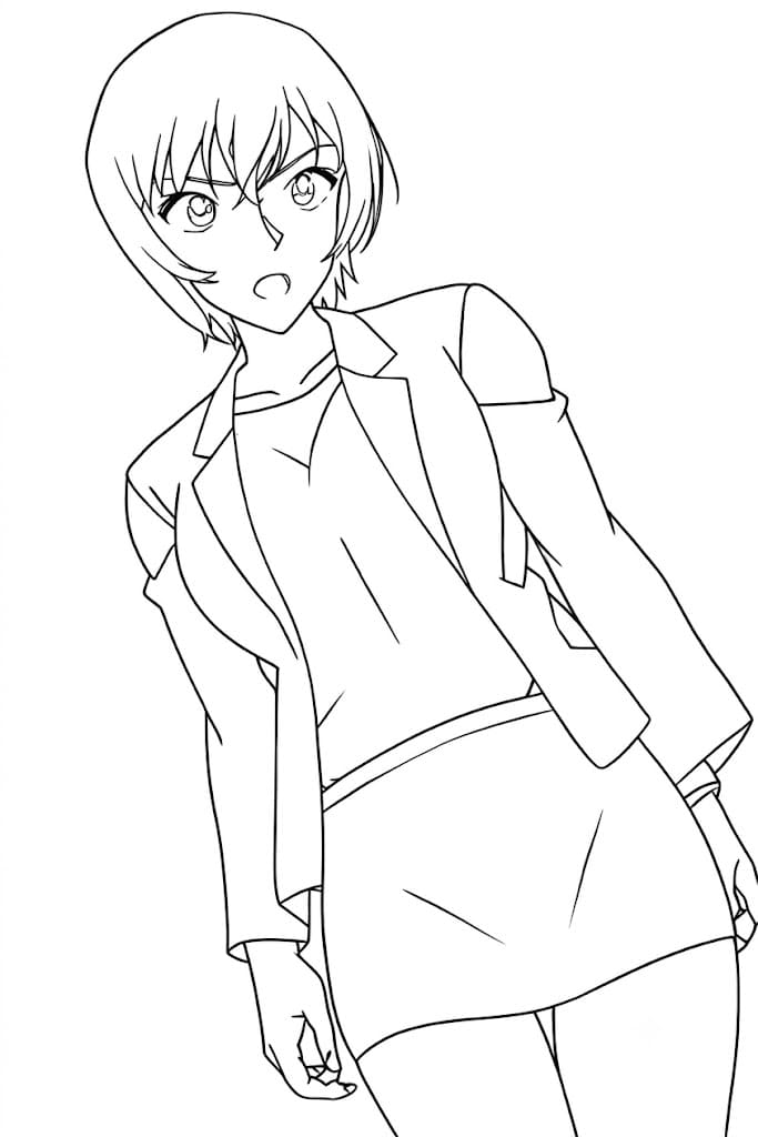 Coloriage Comédie de Miwako Sato
