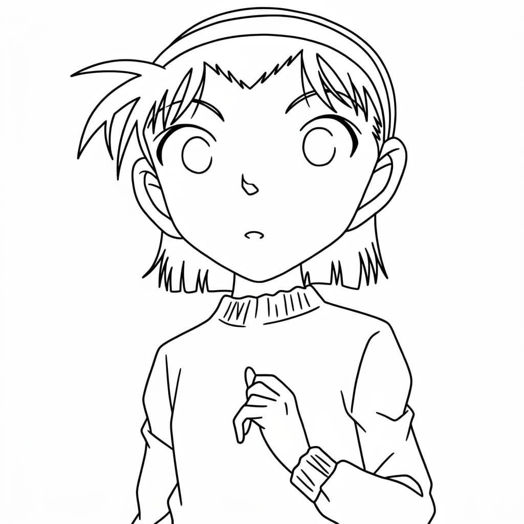 Coloriage Gratuite Ayumi Yoshida