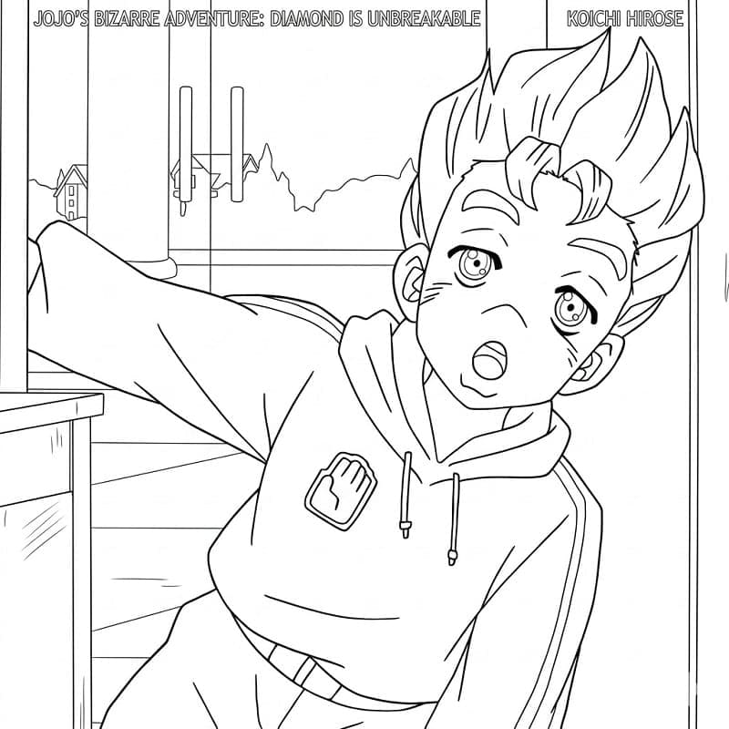 Coloriage Imprimable gratuit Koichi Hirose