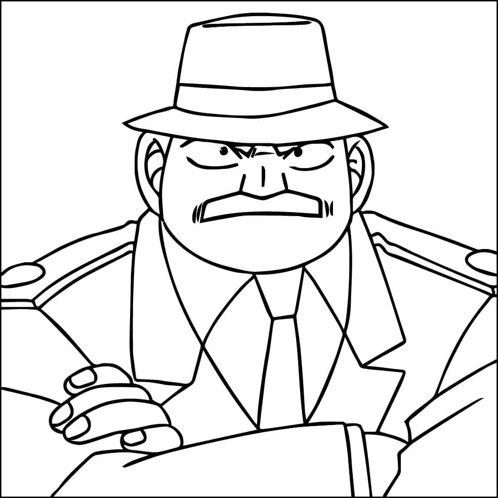 Coloriage Imprimable Juzo Megure