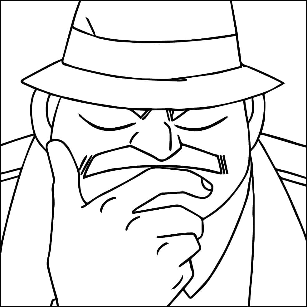 Coloriage Imprimer Juzo Megure