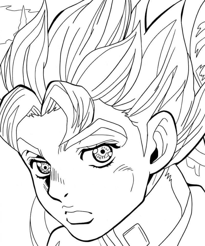 Coloriage Incroyable Koichi Hirose