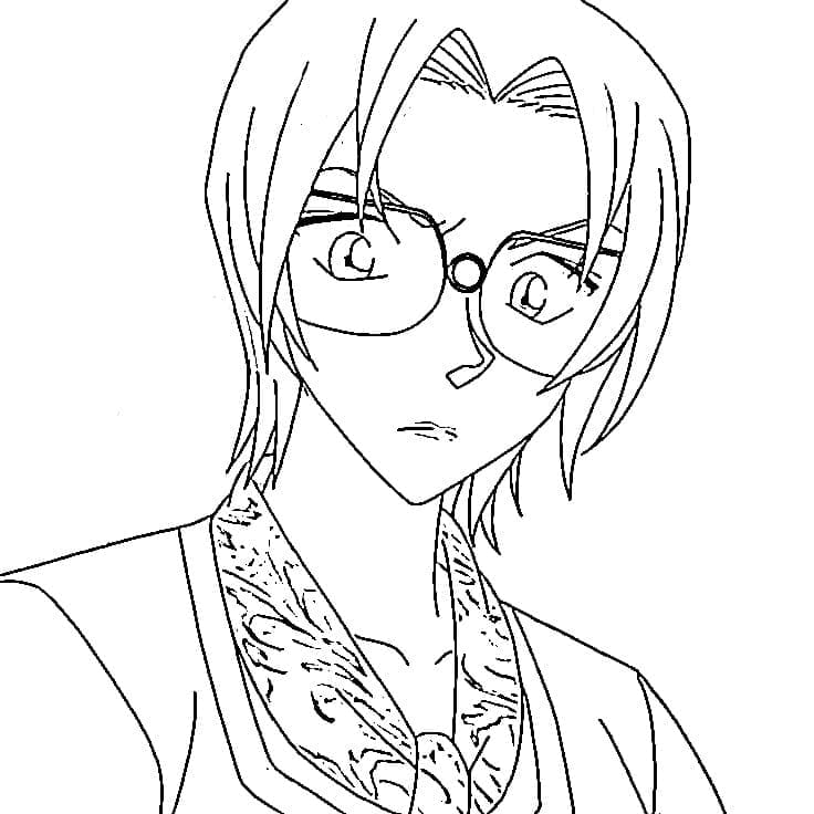 Coloriage Jodie Starling dans Anime Detective Conan
