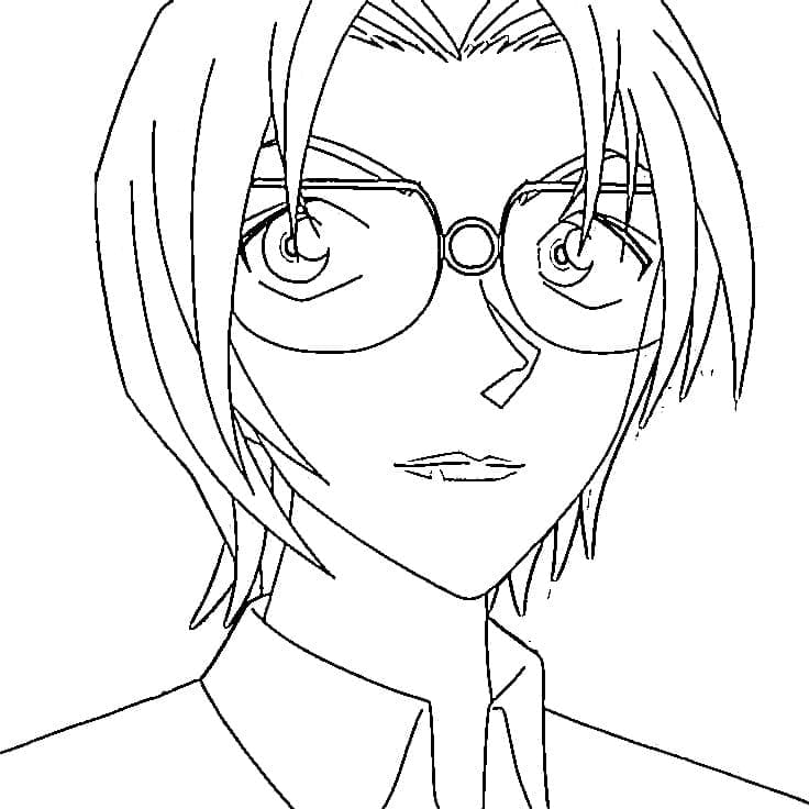 Coloriage Jodie Starling de Anime Conan