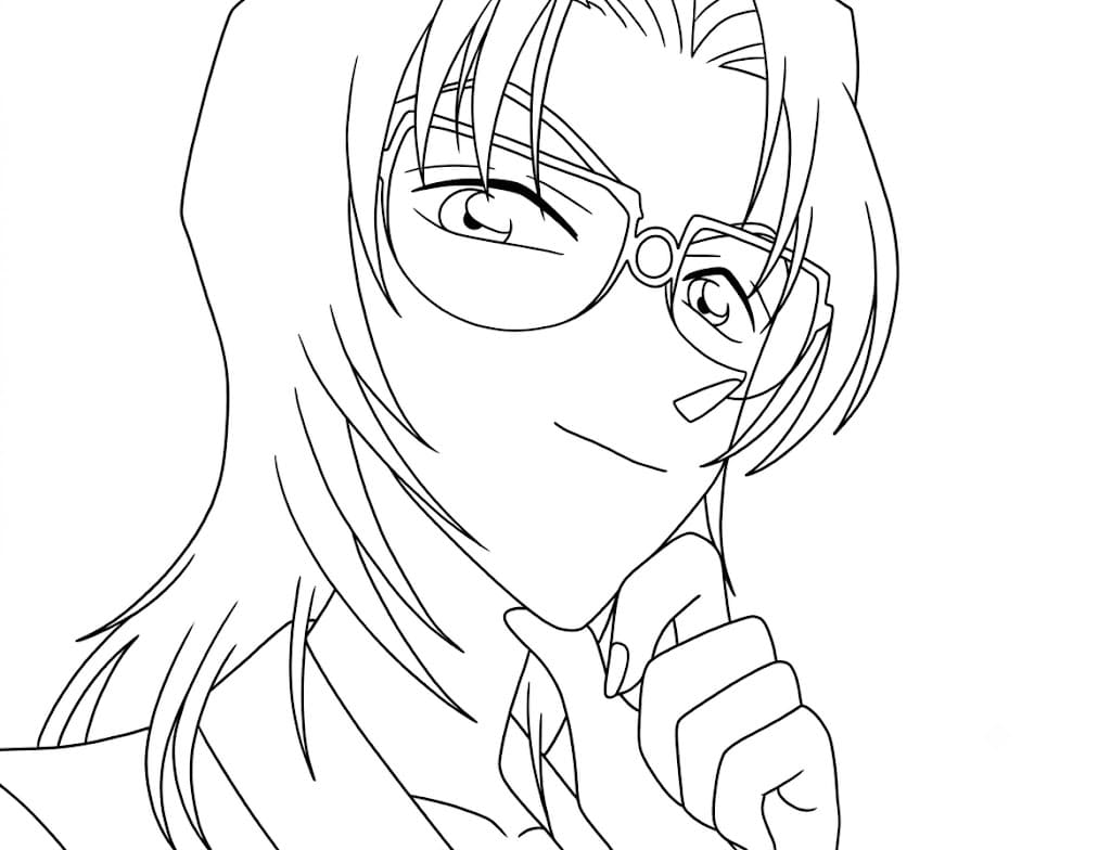 Coloriage Jodie Starling souriante