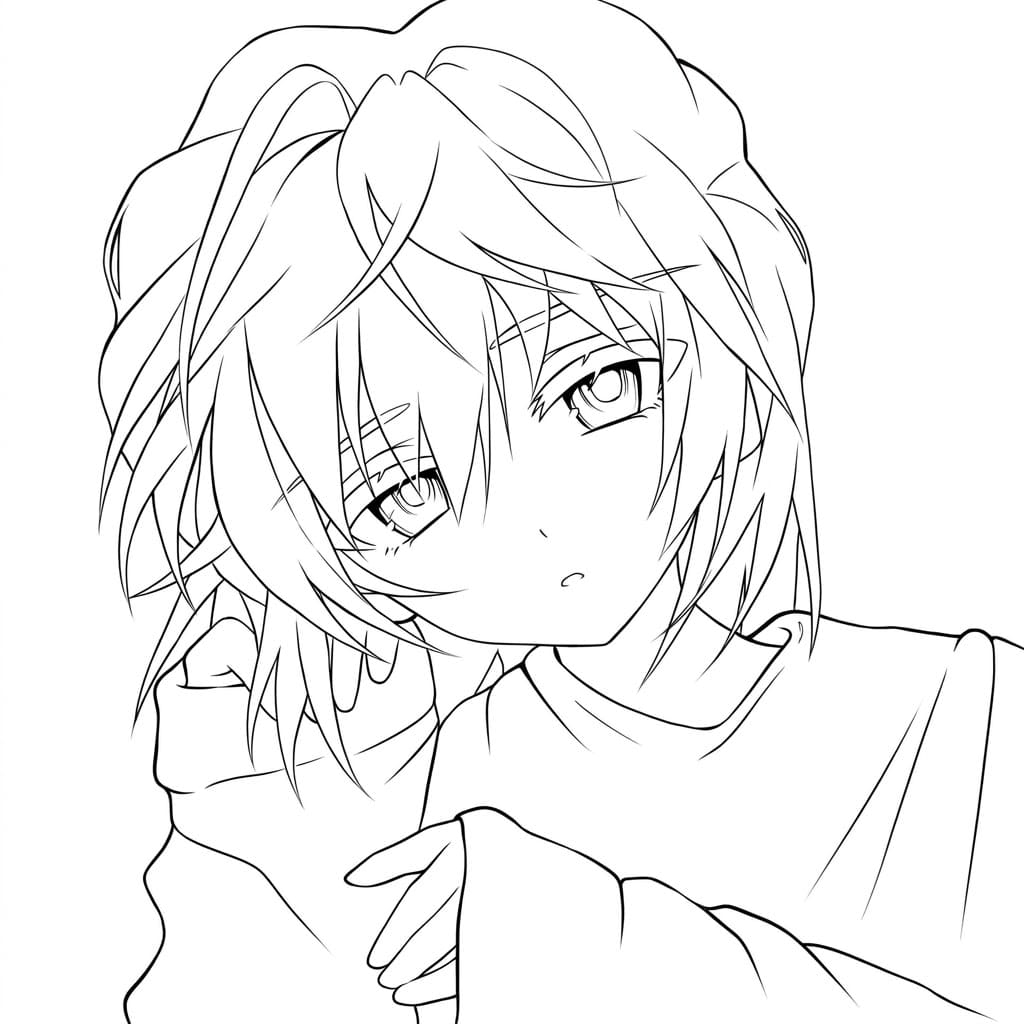 Coloriage Jolie Ai Haibara