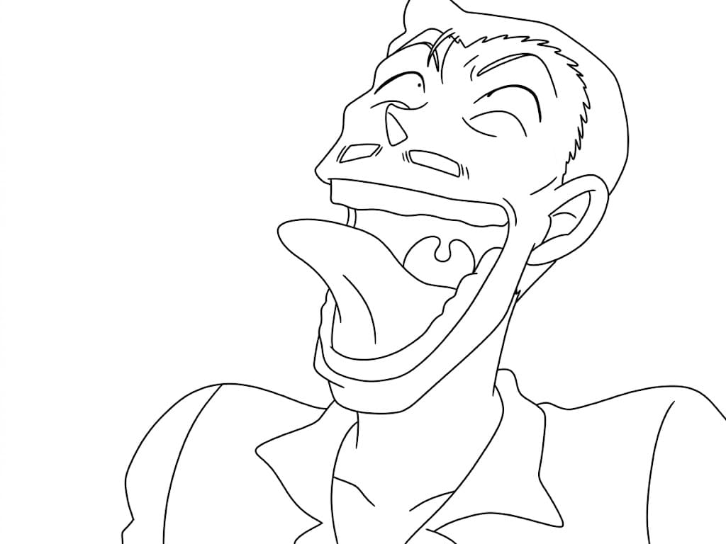 Coloriage Kogoro Mouri intéressant