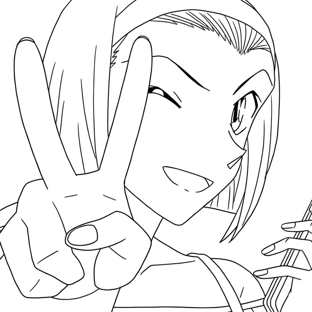 Coloriage Magnifique Sonoko Suzuki