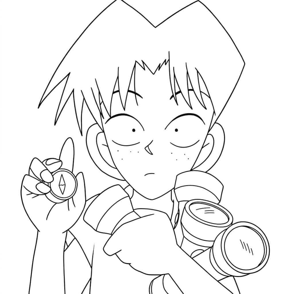 Coloriage Mishiko Tsuburaya est incroyable