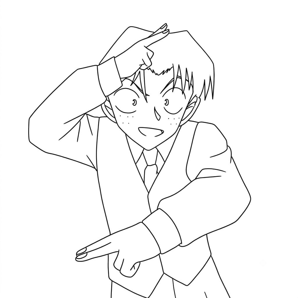 Coloriage Mitsuhiko Tsuburaya est intéressant