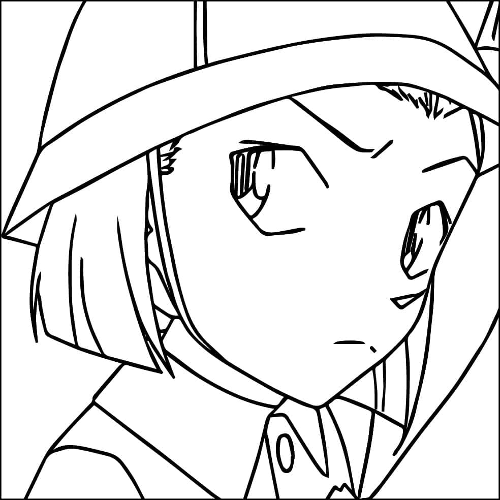 Coloriage Petite Sonoko Suzuki