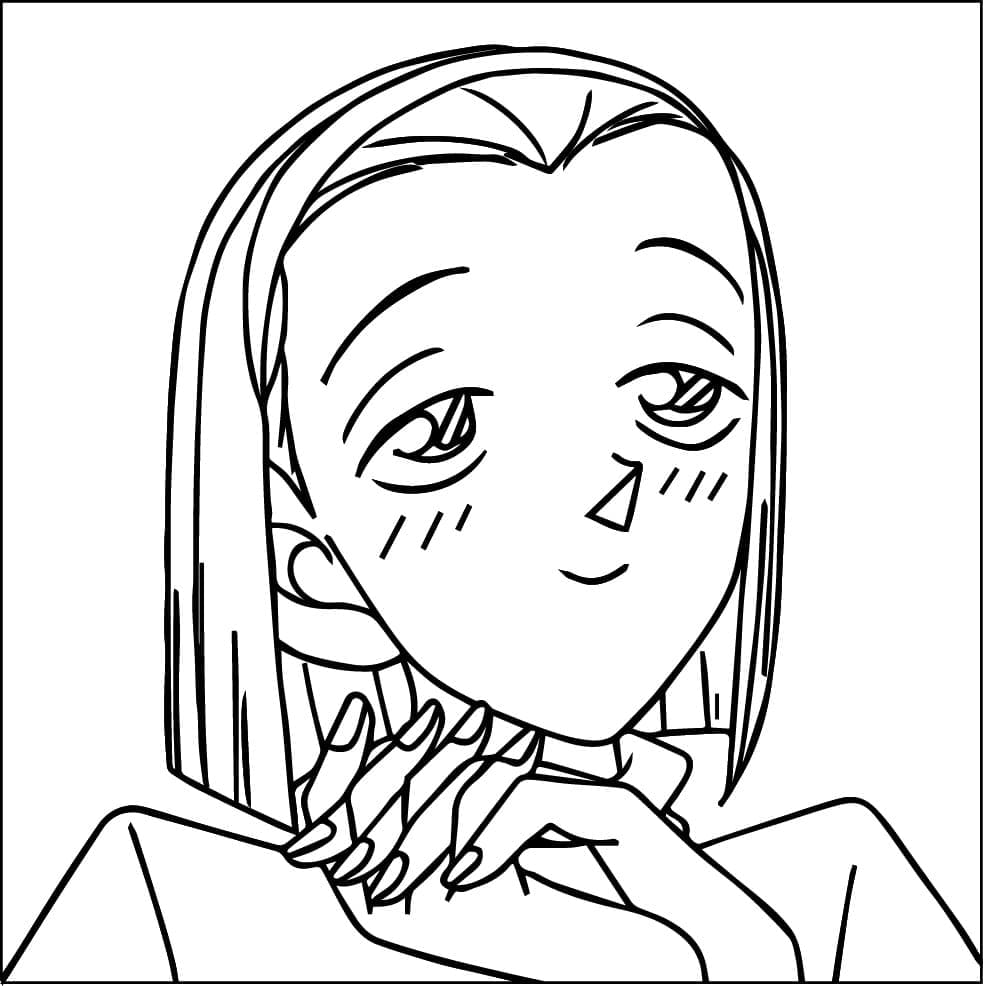 Coloriage Sonoko de Detective Conan
