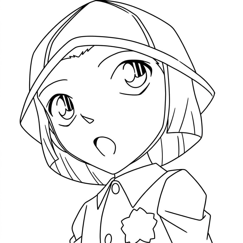 Coloriage Sonoko Suzuki petite