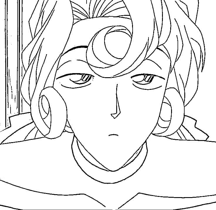Coloriage Yukiko Kudo de Conan