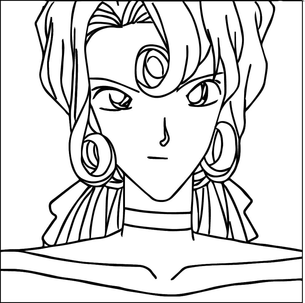 Coloriage Yukiko Kudo de Detective Conan