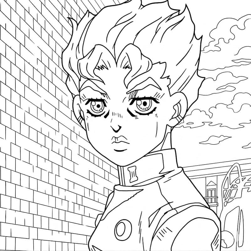Coloriage Koichi Hirose est Cool