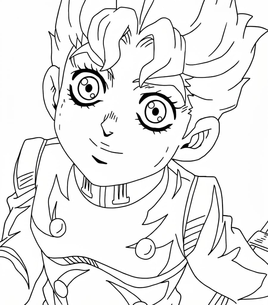Coloriage Koichi Hirose Génial